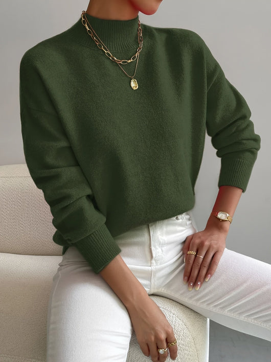 Emilia | Damen Langarm Pullover Oberteil