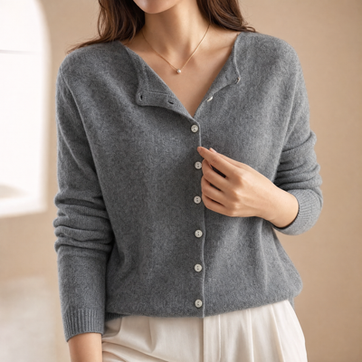 Marie | Damen Strickpullover Warm Gemütlich Klassisch