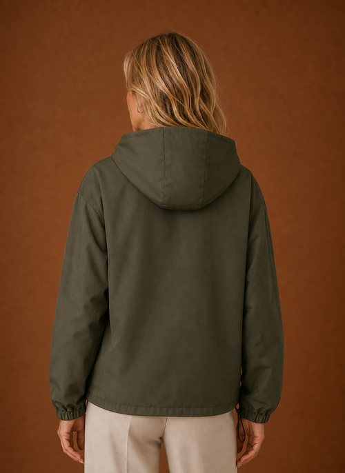 Damen Windjacke mit Kapuze