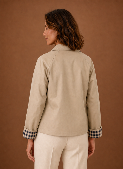 Damen Jacke leicht mit Knopfleiste
