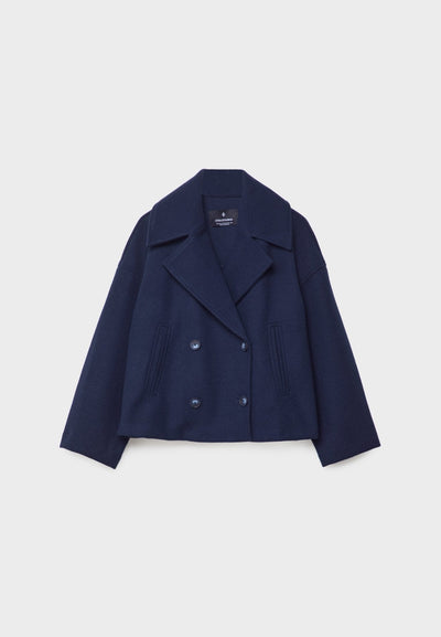 Damen Wickeljacke mit überschlagenem Verschluss