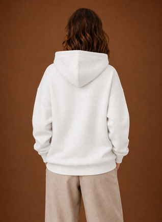 Damen Kapuzenpullover oversized mit Print
