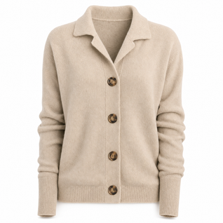 Wulfine | Damen Strickjacke mit Knopfleiste