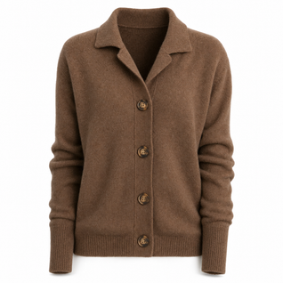 Wulfine | Damen Strickjacke mit Knopfleiste