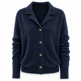 Wulfine | Damen Strickjacke mit Knopfleiste